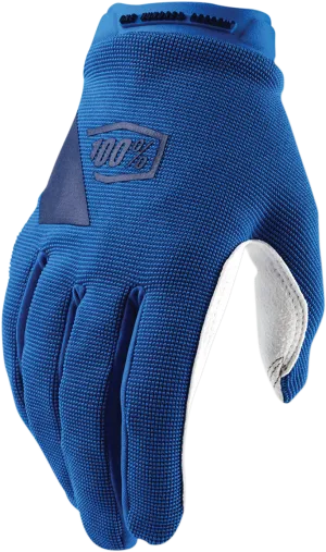 100% Women's Ridecamp Gloves - Blue - XL 11018-002-11