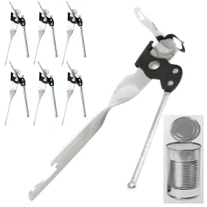 6 X New Heavy Duty Stainless Steel Can Bottle Jar Lid Opener Manual Kitchen Tool