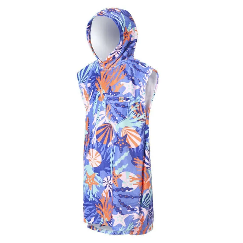 After Essentials Kids Poncho - coral reef