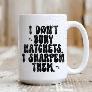 Bury hatchets