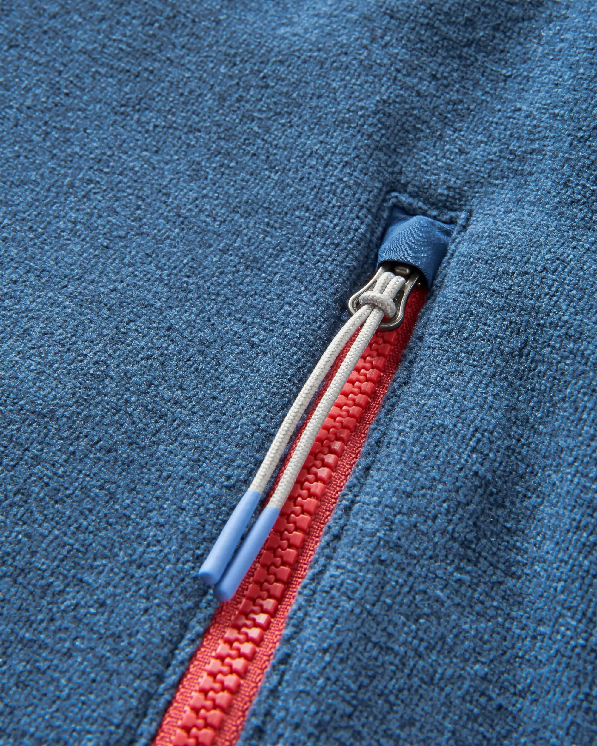 Crest Recycled Polartec Fleece Hoodie - Dark Denim Marl