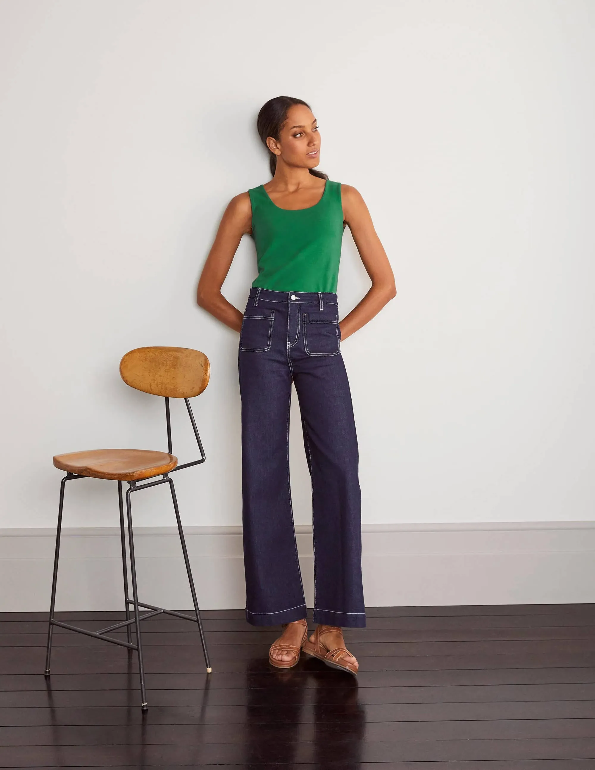 Double Layer Front Vest-Green
