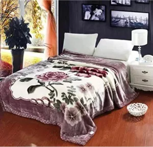 ELSTONE HOME with Device 2 Ply Mink Super Soft Cloudy Double Bed Blanket with a Fancy Bag Packing for Heavy Winter - Multicolor - King Size #3