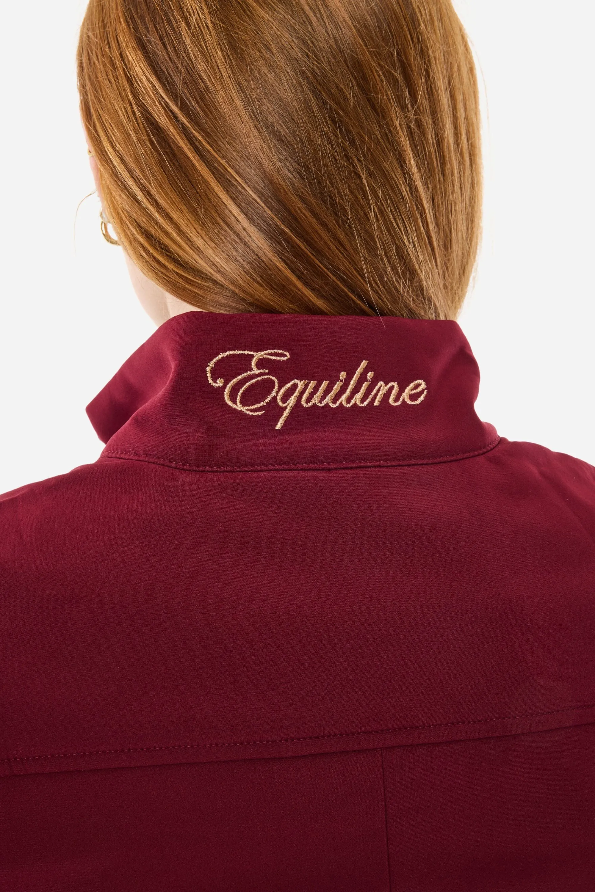 Ixoria Full Zip Training Jacket - Burgundy