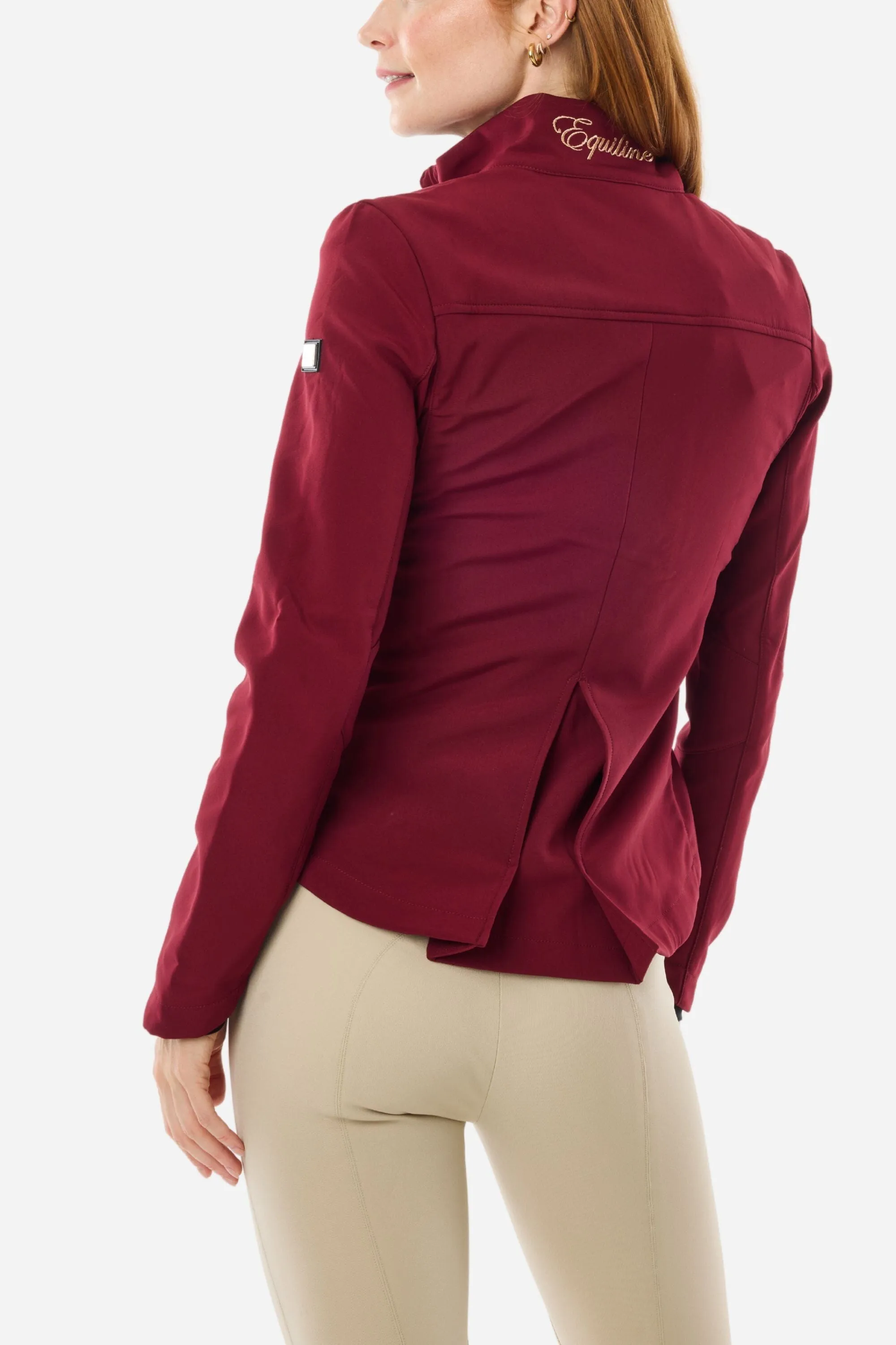 Ixoria Full Zip Training Jacket - Burgundy