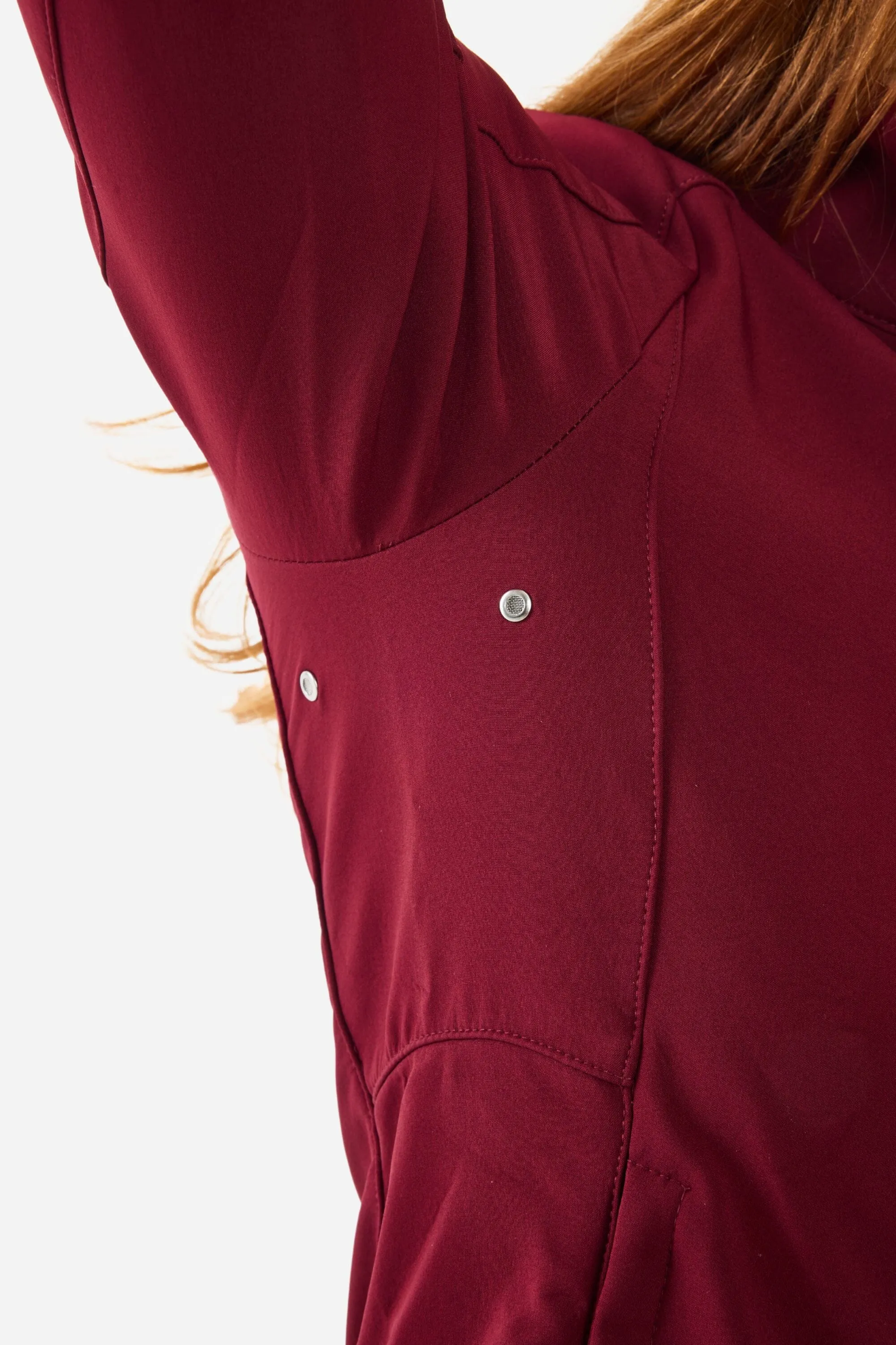 Ixoria Full Zip Training Jacket - Burgundy