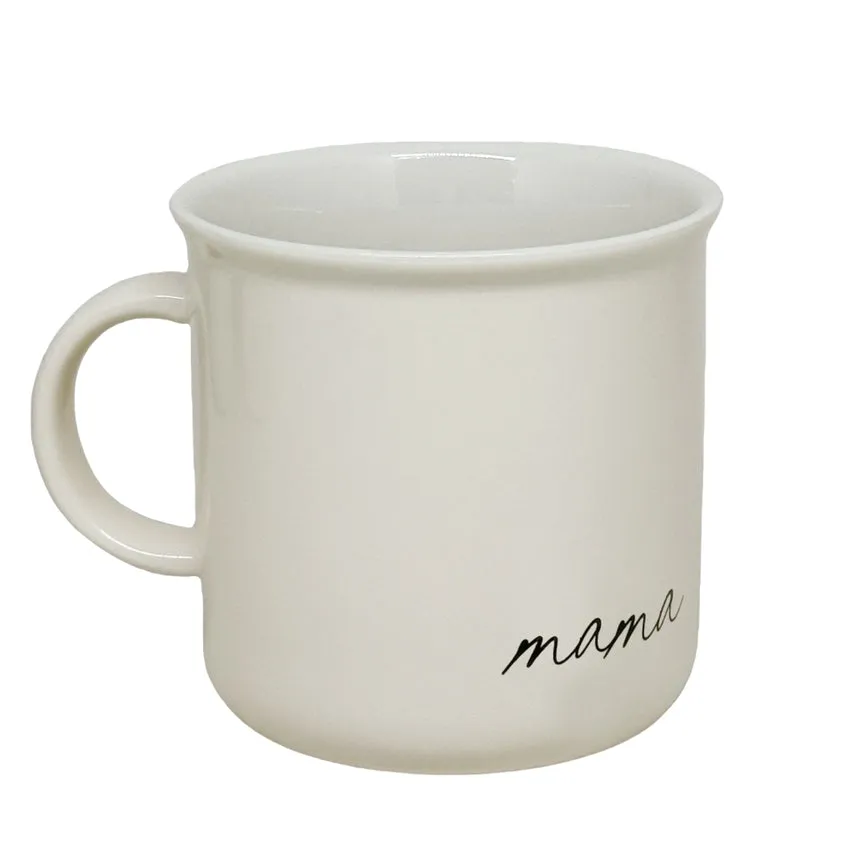Mama 11oz Campfire Mug - White/Black by Sweet Water Decor