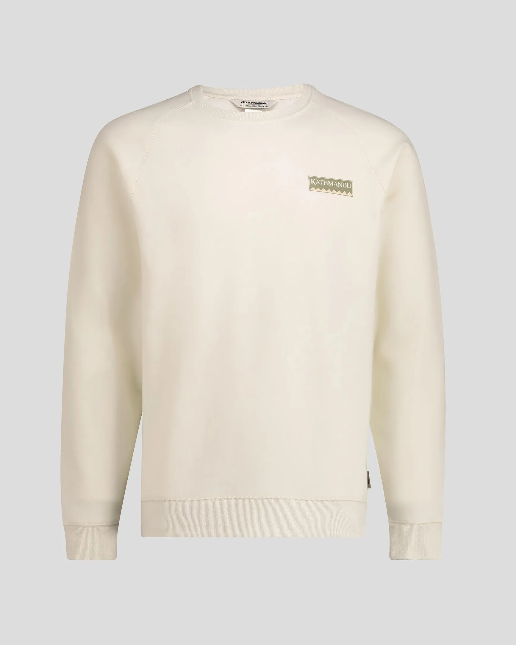 Men's Heritage Logo LT BB Crew Sweatshirt - Natural