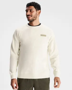 Men's Heritage Logo LT BB Crew Sweatshirt - Natural