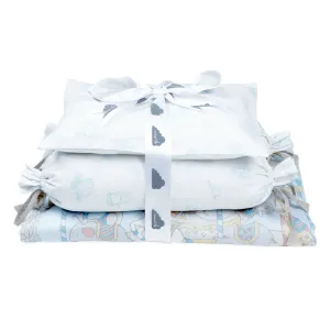 Mini Cot Set  Carnival Blue