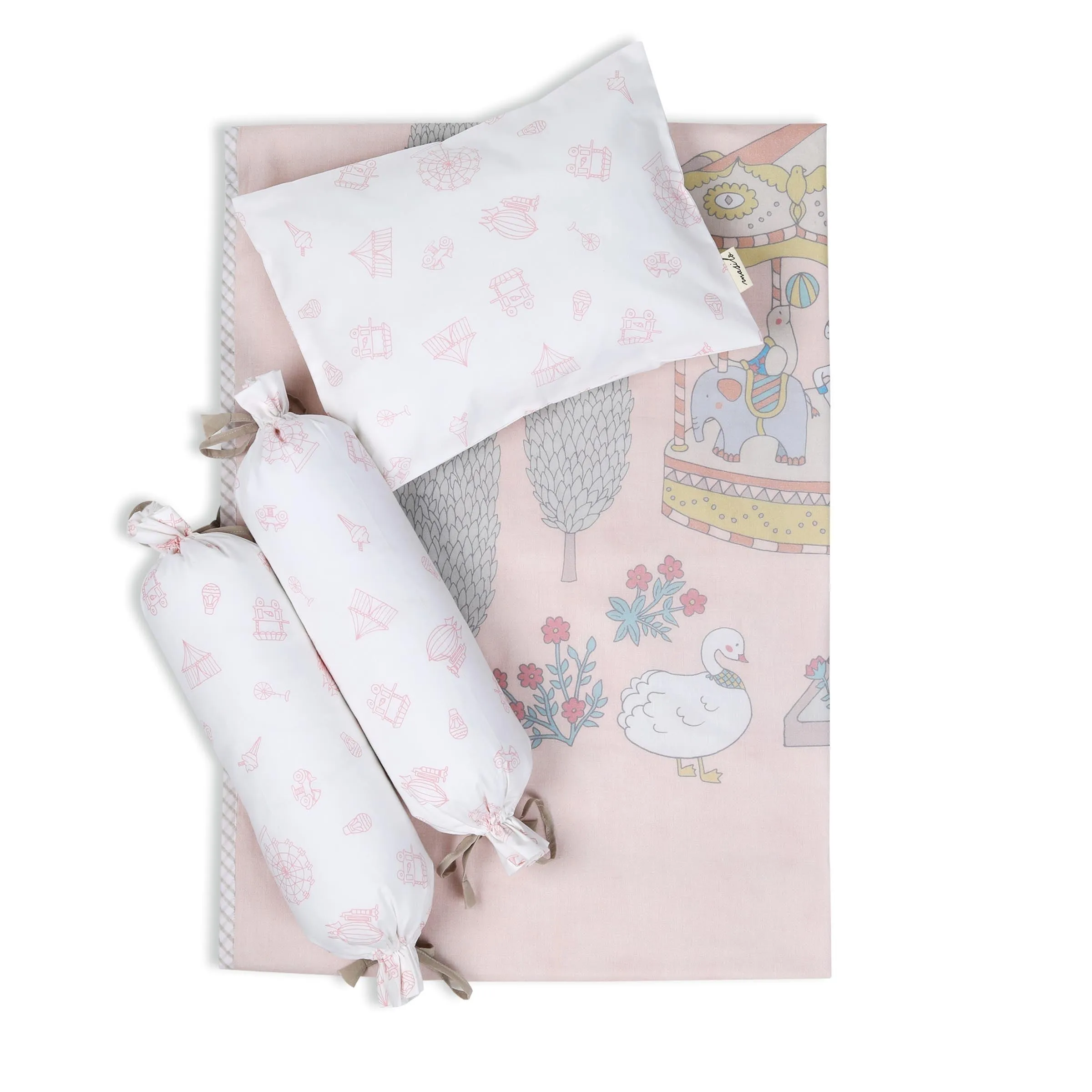 Mini Cot Set  Carnival Pink