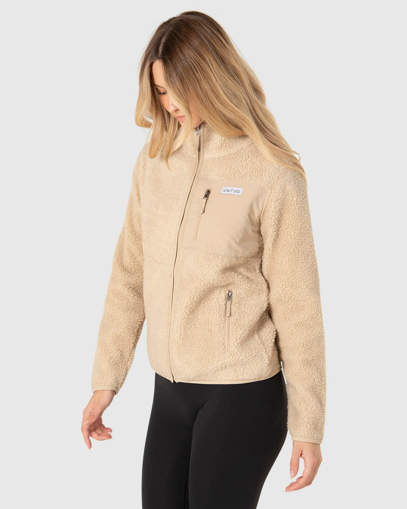 UNIT Expedition Ladies Half Pile Zip Thru Jacket